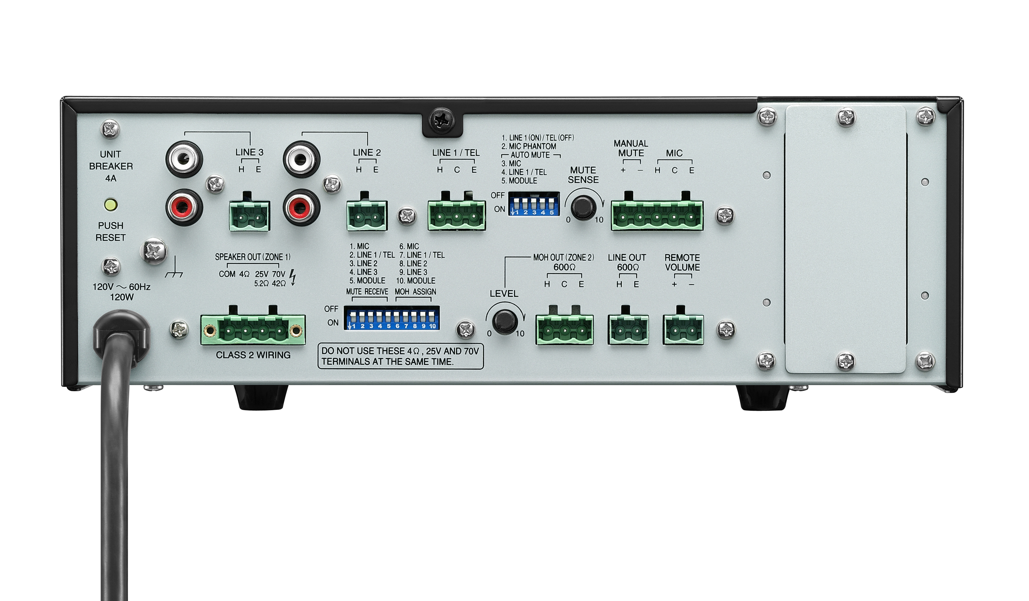 Phantom line. Toa RS-470. Toa CS-64 eu. Toa a-2120 ce.