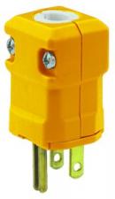 0700343 - PLUG YELLOW STR 15A 125V