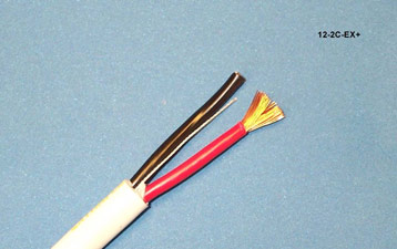 12-2C-EX+-TEA - EXTRAFLEX 12 AWG 2-Conductor Heavy-Duty Speaker Cable