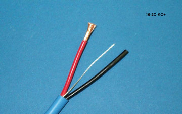 16-2C-KO+-WHT - KnockOut 16 AWG 2-Conductor Speaker Cable