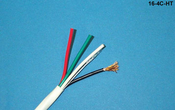 16-4C-HT - HomeTrax Economy 16 AWG 4 Conductor Speaker Cable