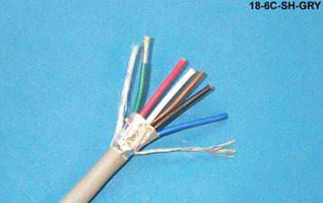 18-6C-SH-GRY - General Purpose Cable, Commercial Grade