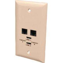 2-1001S-52 - SG FP PHONE SWITCH JACK IVORY