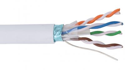 24-4P-P-L6ASH-RED - Category 6A F/UTP EN Series 23 AWG 4 Pair Shielded Cable