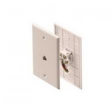 301-204IV - PHONE PLATE 1-PORT IVORY