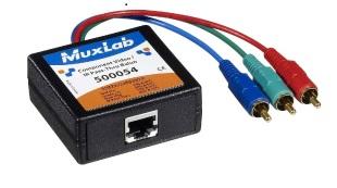 500054 - MuxLabs Component Video Balun and IR Pass through