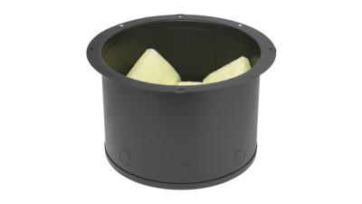 95-8-7 - AtlasIED 8 inch Recessed Round Enclosure 7 inch Deep W/Fiberglass