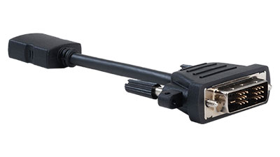 AR-DVM-HDF - Adapter Cable DVI male to HDMI female 5 inches long