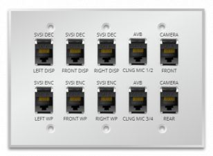 BARBIN-WQ615451 - CLASSIC CLEAR THREE GANG