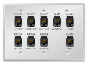 BARBIN-WQ617061 - CLASSIC CLEAR THREE GANG