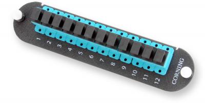 CCH-CP12-E6 - Corning Snap in Fiber Optic Patch Panel OM3/4 50/125 Laser Optimized Multimode 12 x SC Simplex
