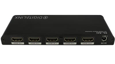 DL-A51 - DigitaLinx 5x1 HDMI Auto Switcher