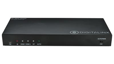 DL-AS31-2H1DP - DigitaLinx 3x1 HDMI & DisplayPort Auto-Switcher