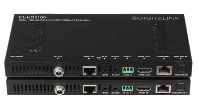 DL-HD2100 - Digitalinx HDMI 2.0 HDBaseT Extension Set w/ ARC, Control, & Ethernet