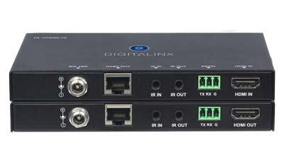 DL-UHDRC70 - DigitaLinx HDMI HDBaseT Extension Set w/ Control & Re-Clocking