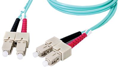 DMM10SCSC-002M - Fibertron Duplex Fiber Optic Patch cable OM3 Laser Optimized Multimode SC-SC