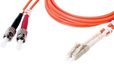 DMM5LCST-001M - Fibertron Duplex Fiber Optic Patch cable OM2 Standard Multimode LC-ST