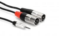 HMX-003Y - 3.5-TRS TO DUAL-XLR3M 3FT