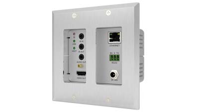 INT-HDX100-RXWP - Intelix HDMI HDBaseT Recessed Face Wall Plate Receiver