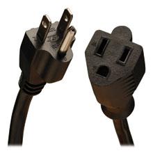 P024-001-13A - POWER CORD EXT 5-15P-R 13A 1'