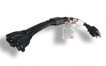 P15A-15P-3R15-Y - POWER CORD Y CBL 5-15P-3R 14