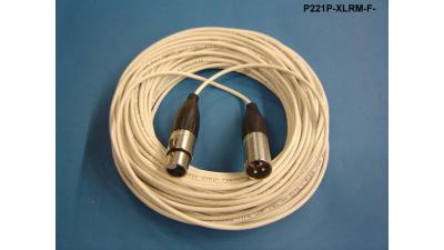 P221P-XLRM-F-50 - AUDIO CBL XLR M-F CMP 3C 50' W