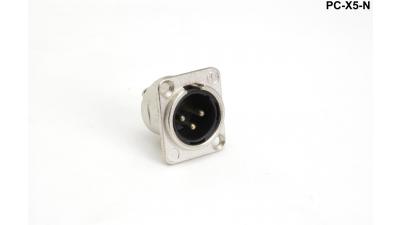 NC3MD-L-1 - NEUTRIK XLRM 3P PNL NKL(X5-N)