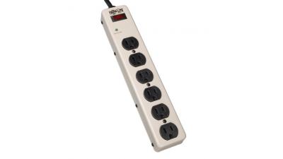 PM6NS - POWER STRIP METAL 6 OUTLET 6FT
