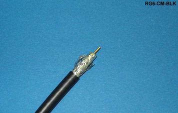RG6-CM-WHT-500 - RG6 CCS Dual Shielded Coaxial Cable Swept to 3.0 GHz