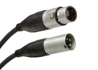 SQ-XLRM-F-10 - Liberty Manufactured tactical microphone and audio XLR 3-pin male to female cable