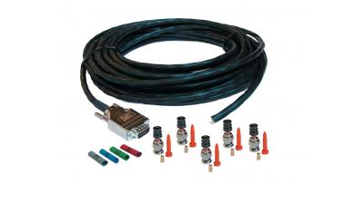 D-INSTALLKIT-CMP-75 - Liberty Manufactured Plenum VGA male to non-terminated end with C-Tec2 BNC kitted