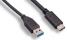 E-USB3.1AC-1M - Molded USB 3.x A-C Cable