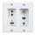 INT-HDX100-RXWP - Intelix HDMI HDBaseT Recessed Face Wall Plate Receiver