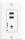 INT-USB2-50CWP - Intelix Series USB 2.0 High Speed Client / Remote Side Extender Wall Plate