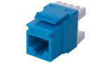 0A58RP0E0-BL - Blue Liberty Category 5E U/UTP 180 Degree Keystone Insert