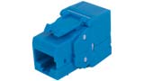 1A68TP0A0-BL - Blue Liberty Category 6A U/UTP 180 Degree Keystone Insert