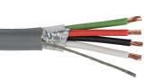 22-4C-SH - Commercial Grade General Purpose 22 AWG 4-Conductor Shielded Cable