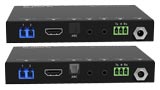 18G Fiber Ext. Uncompressed - Digitalinx HDMI 2.0 Fiber Extension Set w/ ARC & Control