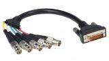 E-DVI/A-5BNCF - Liberty Premium Molded DVI Analog to 5 BNC female cable
