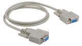 E-DB9F-F-NULL - Economy Molded D-SUB DB9 female to female null modem cable
