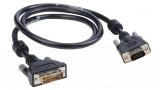 E-DVI/A-VGAM- - Liberty Premium Molded DVI Analog to VGA Male Cable