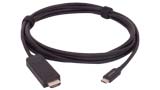 E-UCM-HDM - Liberty Brand Molded USB C Male to HDMI A Male Cable