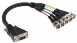 E-VGAF-5BNCM - Liberty Premium Molded VGA female to 5 BNC male cable
