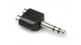 GPR-484 - Hosa Technology Audio Y Adapter 2 RCA Female to 1/4 TRS Male