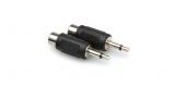 GRM-114 - Hosa Technology RCA female to 3.5 TS male adapter pair (2)