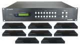INT-88HDX-KIT - 8x8 HDMI / HDBaseT Matrix Switcher kitted with 8 HDBaseT Receivers