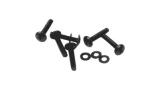 RSCW100 - 100 Count Rack Screws and Washers (Black)
