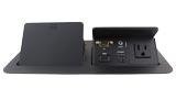 TDPB-2V1AD - Liberty Dual Square Table Box with HDMI VGA Audio Network and Power