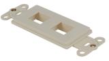 WJ-DEC - Keystone Decorator Style 2-port faceplate insert