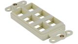 WJ-DEC6 - Keystone Decorator Style 6-port faceplate insert